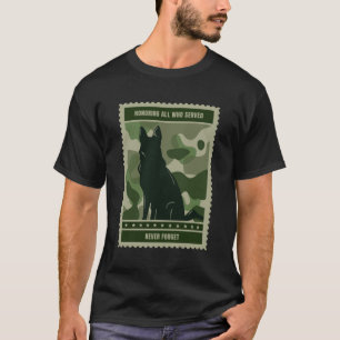 Edelachtbare allen die hebben gediend - militaire t-shirt