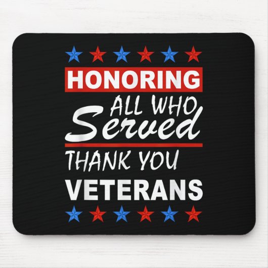 Edelachtbare iedereen die heeft gediend, bedankt V Muismat (Voorkant)