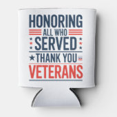 Edelachtbare iedereen die heeft gediend Hartelijk Blikjeskoeler (Voorkant)