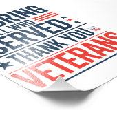 Edelachtbare iedereen die heeft gediend Hartelijk  Foto Afdruk (Hoek)