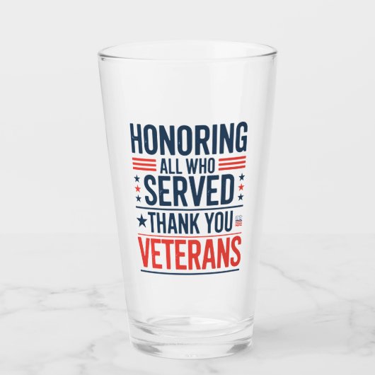 Edelachtbare iedereen die heeft gediend Hartelijk Glas (Voorkant)