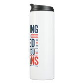 Edelachtbare iedereen die heeft gediend Hartelijk  Thermosbeker (Geroteerd rechts)