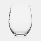 Edelachtbare iedereen die heeft gediend Hartelijk  Wijnglas Zonder Voet (Rechts)