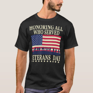 Edelachtbare iedereen die veteranen heeft gediend t-shirt
