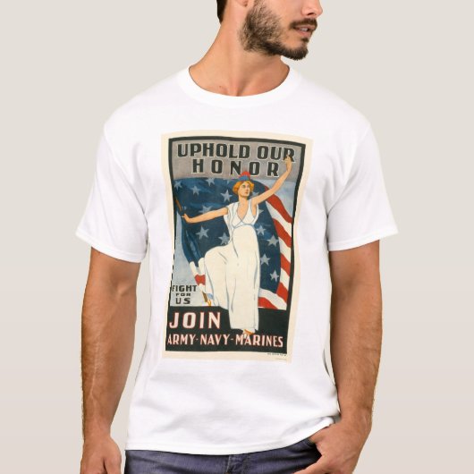 Edelachtbare: Join Army-Navy-Marines T-shirt (Voorkant)