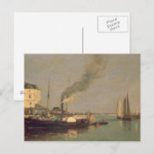 Edelachtbare. La Jetee, 1854-57 (olie op het panee Briefkaart (Voorkant / Achterkant)