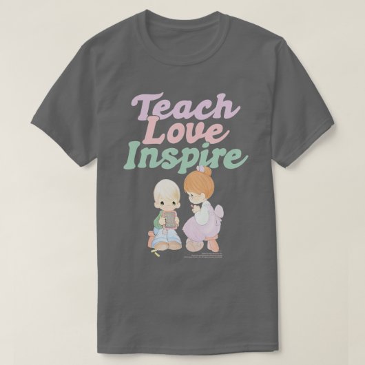 Edelachtige momenten Teach Love Inspire Collegiate T-shirt (Design voorkant)
