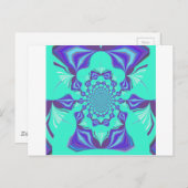 Edelblauw Briefkaart (Voorkant / Achterkant)