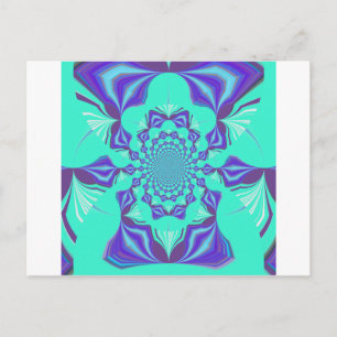 Edelblauw Briefkaart