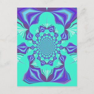 Edelblauw Briefkaart