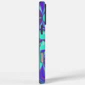 Edelblauw Case-Mate iPhone Case (Achterkant / Rechts)