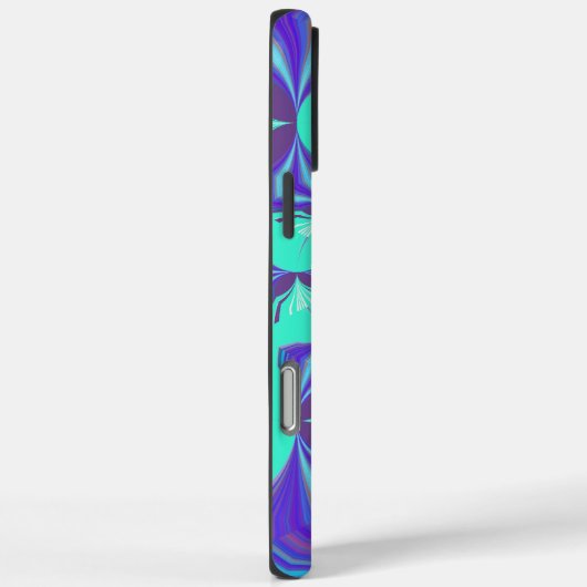 Edelblauw Case-Mate iPhone Case (Achterkant / Rechts)