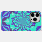 Edelblauw Case-Mate iPhone Case (Achterkant (horizontaal))