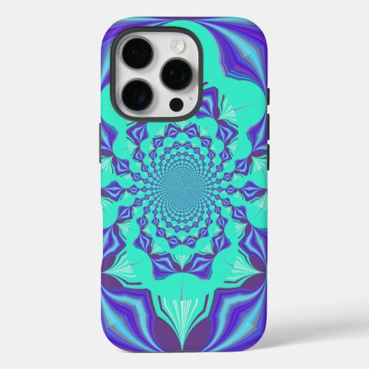 Edelblauw Case-Mate iPhone Case (Achterkant)