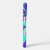 Edelblauw Case-Mate iPhone Case (Achterkant / Rechts)