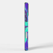 Edelblauw Case-Mate iPhone Case (Achterkant / Rechts)