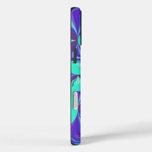 Edelblauw Case-Mate iPhone Case (Achterkant / Rechts)