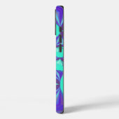 Edelblauw Case-Mate iPhone Case (Achterkant / Links)