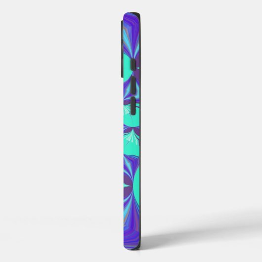 Edelblauw Case-Mate iPhone Case (Achterkant / Links)