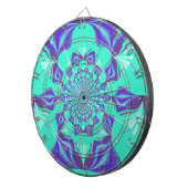 Edelblauw Dartbord (Voorkant Rechts)