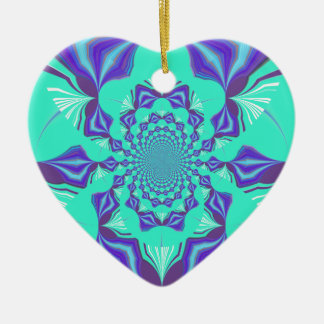 Edelblauw Keramisch Ornament
