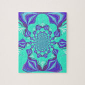 Edelblauw Legpuzzel (Verticaal)