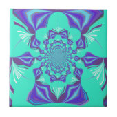 Edelblauw Tegeltje (Voorkant)