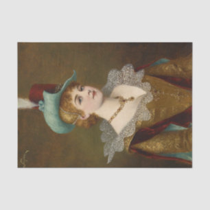 Edeldame (Noblewoman) van Moritz Stifter Tissuepapier