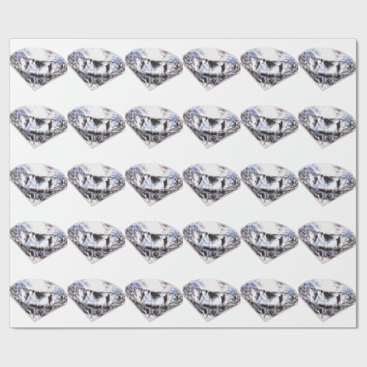 Edeldiamant Cadeaupapier (Vlak)