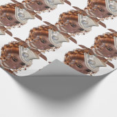 edele Afrikaanse Amerikaanse vrouw Cadeaupapier (Hoek)