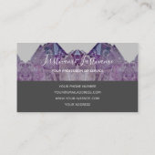edele amethyst luxe kristaljuwelen visitekaartje (Achterkant)
