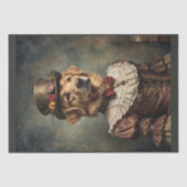 Edele en elegant geklede Golden Retriever hond Tissuepapier (Voorkant)