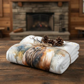 Edele Geweien: Watercolorkunst van Woudeland Fleece Deken