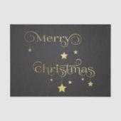 edele gouden kerststerren tissuepapier (Voorkant)