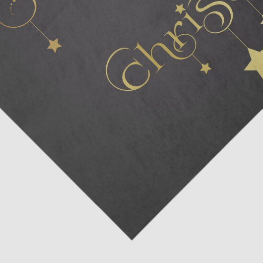 edele gouden kerststerren tissuepapier (Detail)