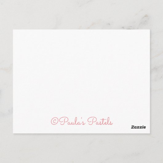 Edele in mijn ogen~mama & Baby Briefkaart (Achterkant)