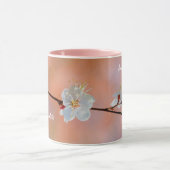 edele Japanse abrikozenbloemen Mok (Midden)