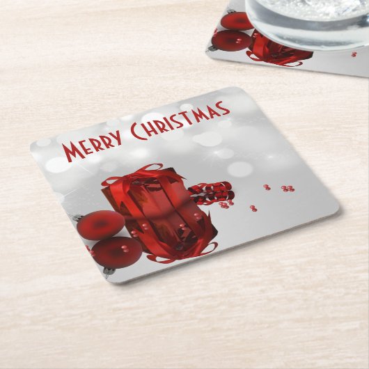 edele kerstcadeautjes, professioneel kartonnen onderzetters (Schuin)