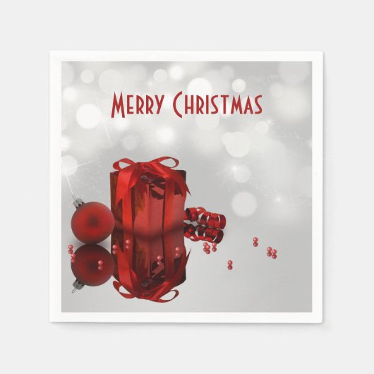 edele kerstcadeautjes, professioneel servetten (Voorkant)