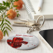 edele kerstcadeautjes, professioneel sleutelhanger (Zijkant)