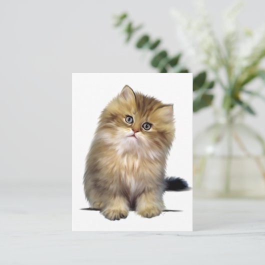 edele Kitten Briefkaarten (Staand voorkant)