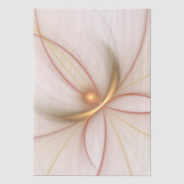 Edele koperen en gouden abstracte moderne fractal  tissuepapier