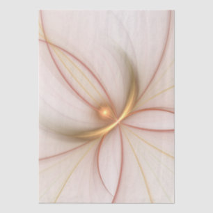Edele koperen en gouden abstracte moderne fractal tissuepapier