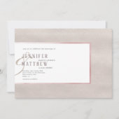 edele parel | huwelijksuitnodiging kaart (Voorkant)