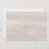 edele parel | huwelijksuitnodiging kaart (Achterkant)