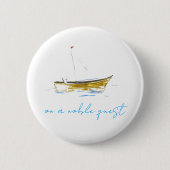 Edele Queeste Ronde Button 5,7 Cm (Voorkant)