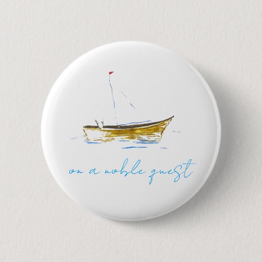 Edele Queeste Ronde Button 5,7 Cm (Voorkant)