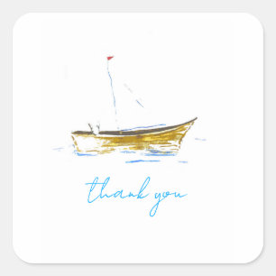 Edele Queeste Vierkante Sticker