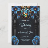 Edele steampunk hart kaart (Voorkant)