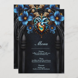 Edele steampunk hart menu